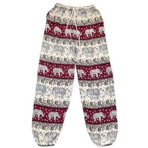 Kathmandu Bohemian Semi-Sheer Elastic Waistband Flowy Pants